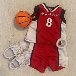 American Girl Basketball Uniform and Accessories